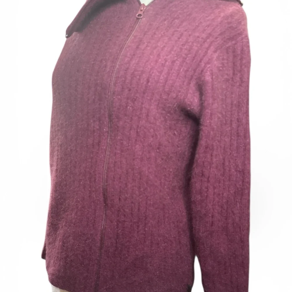 Women's Koru Burgundy Sweater - Picture 2 of 8